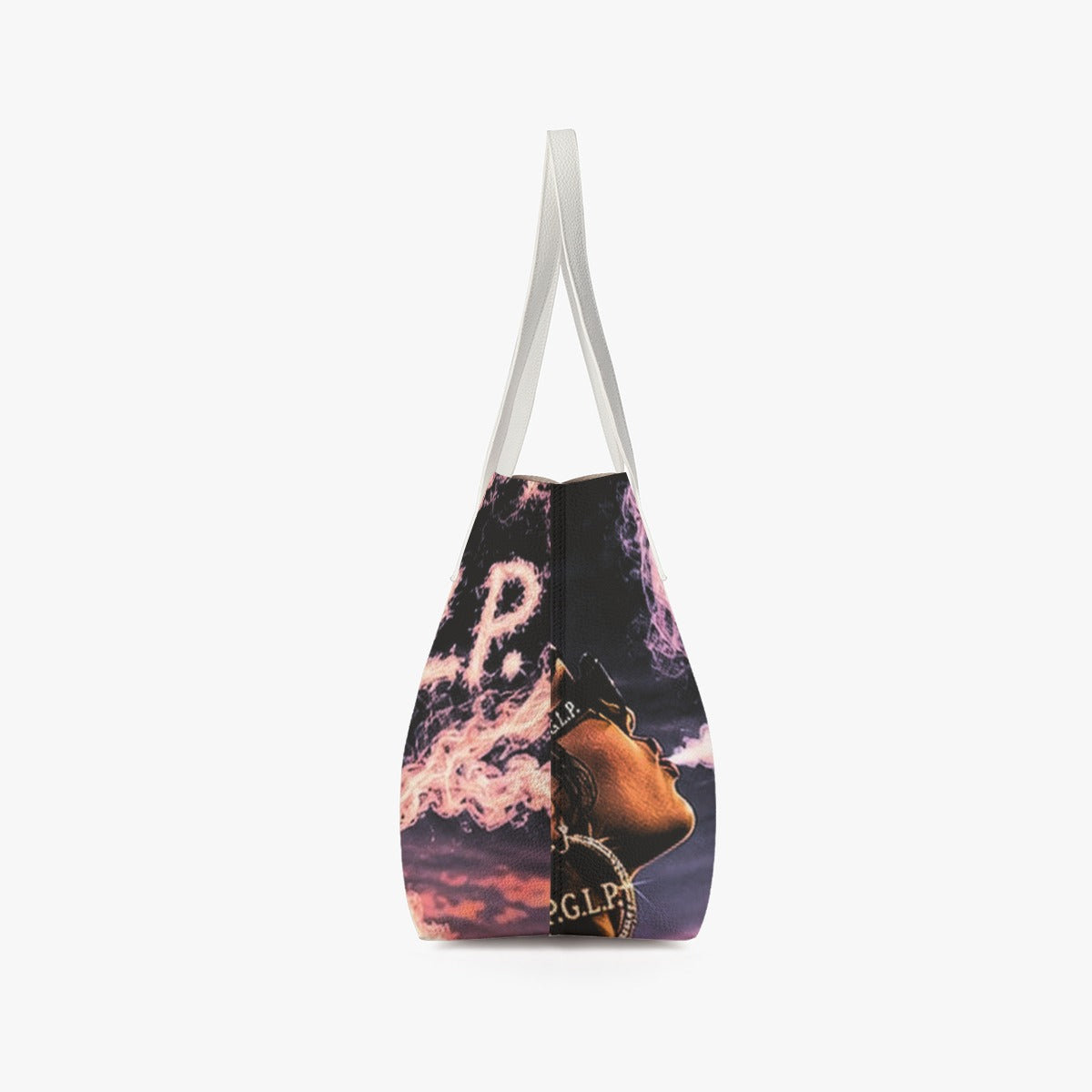 "P.G.L.P." Leather Tote Bag
