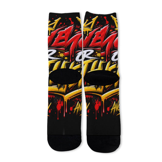 "Angry Monkey"| Unisex Long Socks