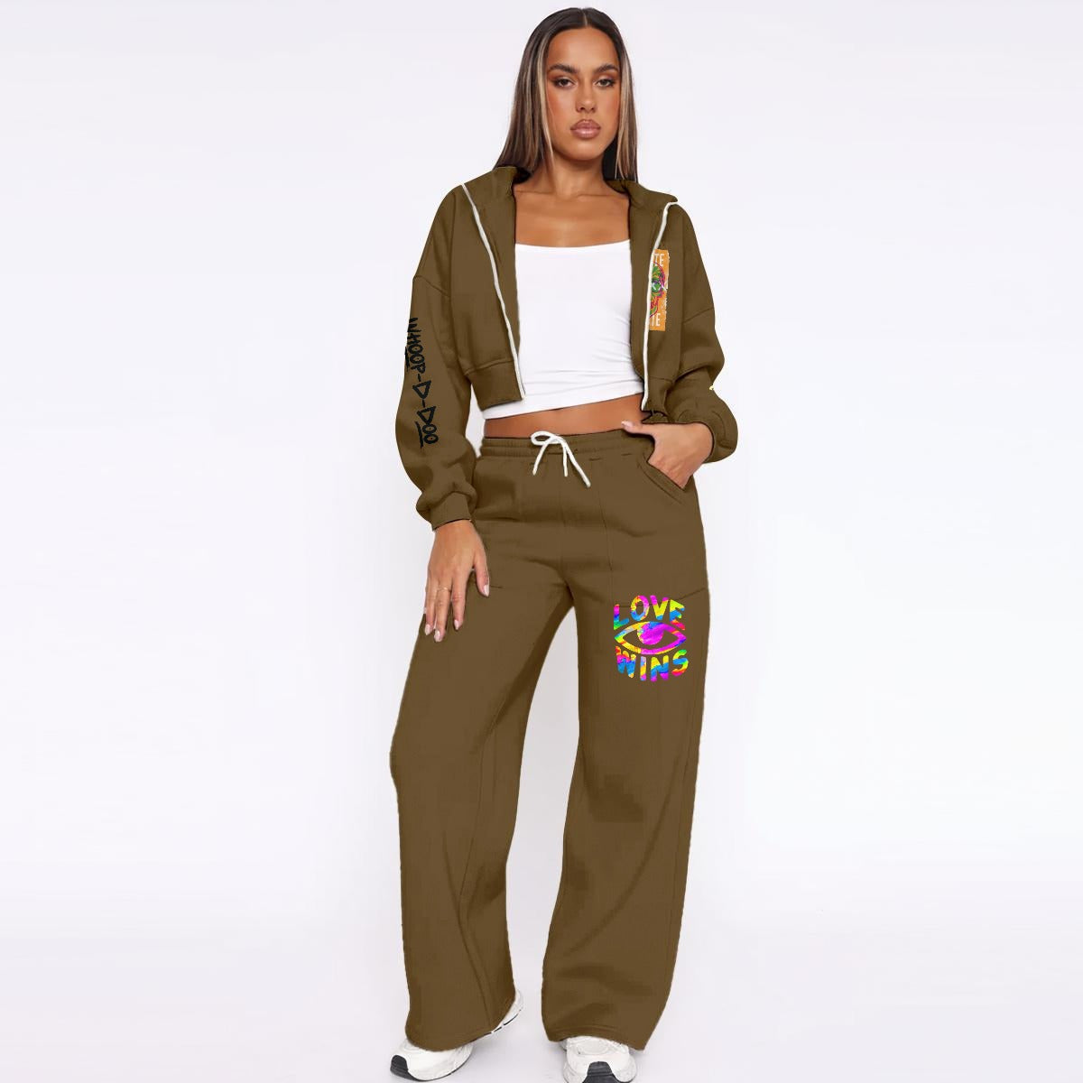 Women’s Tracksuit With Fleece|DTF