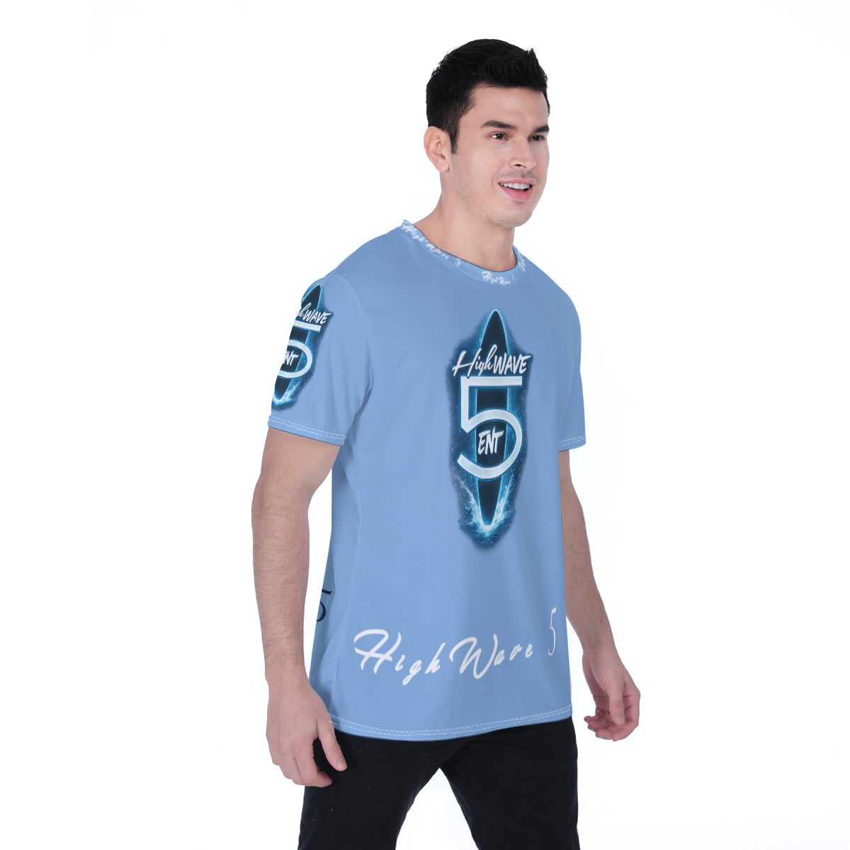 "HighWave 5" Men's T-shirt | Birdseye