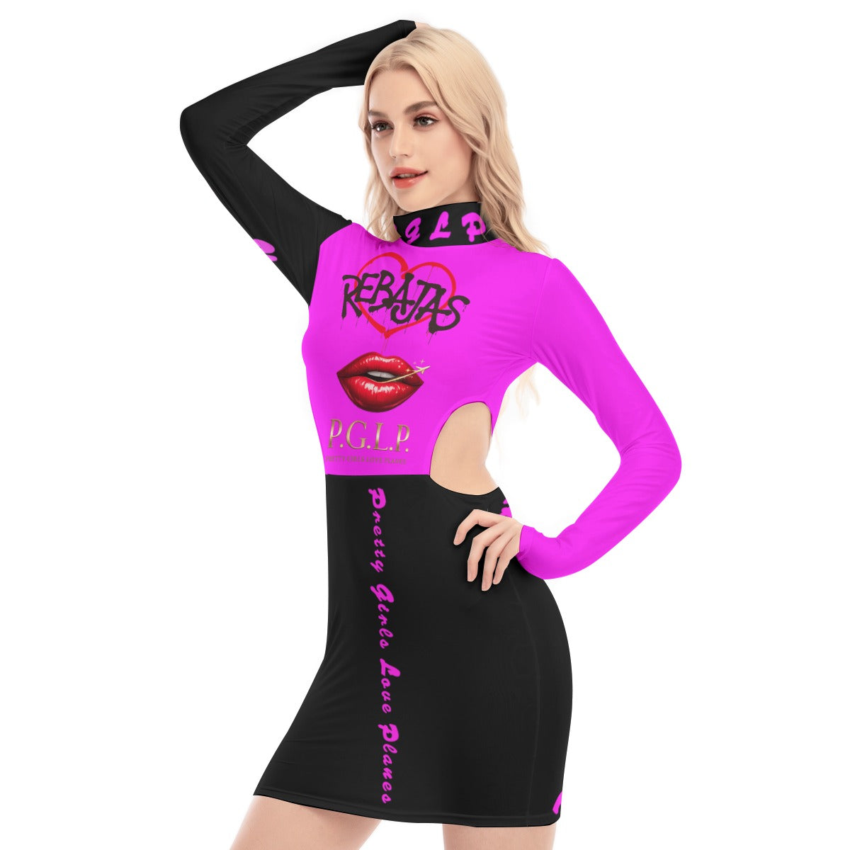 Waist Hollow Hip Dress
