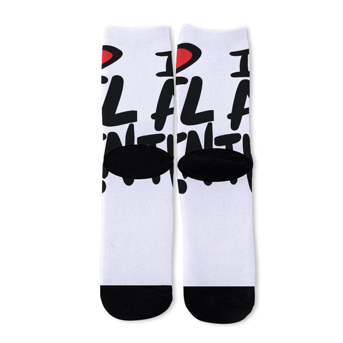 "I Love ATL TWIN" Unisex Long Socks