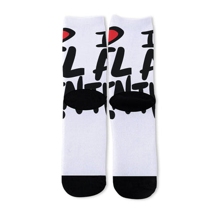 "I Love ATL TWIN" Unisex Long Socks