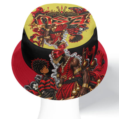 "ESU" Double-Sided Bucket Hat