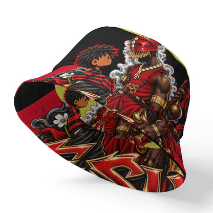 "ESU" Double-Sided Bucket Hat