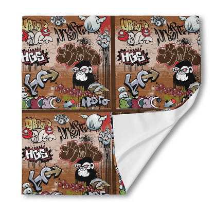 Unisex Silk "Angry Monkey" Bandana