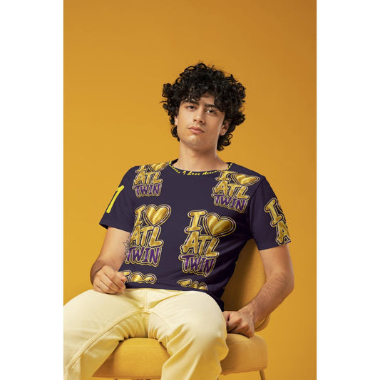 "I Love ATL TWIN" Men's O-Neck T-Shirt
