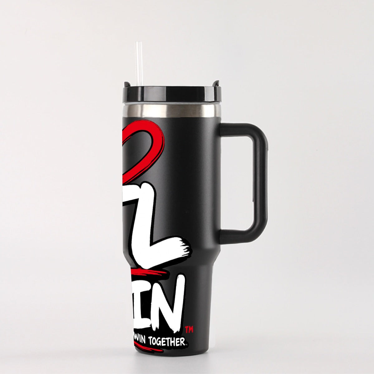 "I Love ATL TWIN" 40 oz Tumbler with Handle