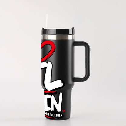 "I Love ATL TWIN" 40 oz Tumbler with Handle