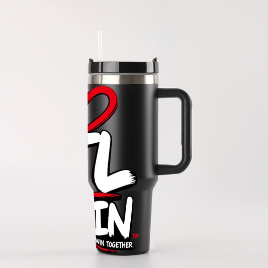 "I Love ATL TWIN" 40 oz Tumbler with Handle