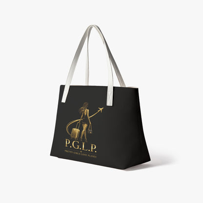 "P.G.L.P." Leather Tote Bag