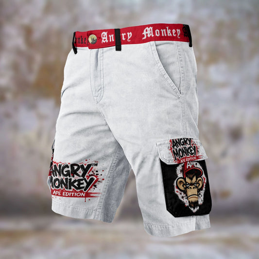 "Angry Monkey" | Men's Cargo Shorts