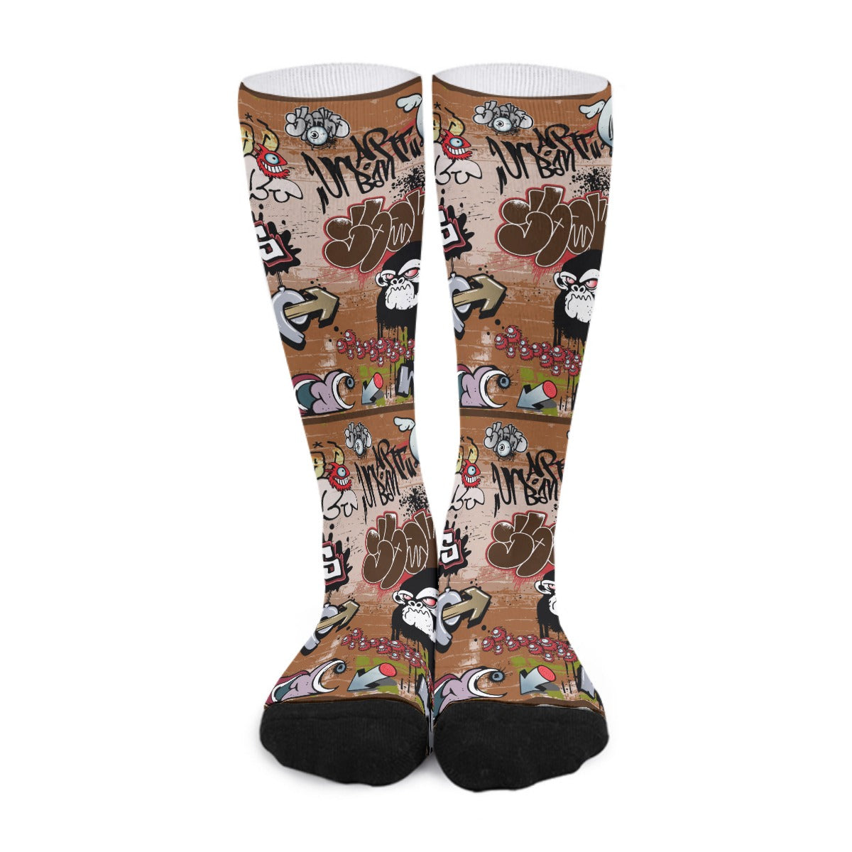 "Angry Monkey"| Unisex Long Socks