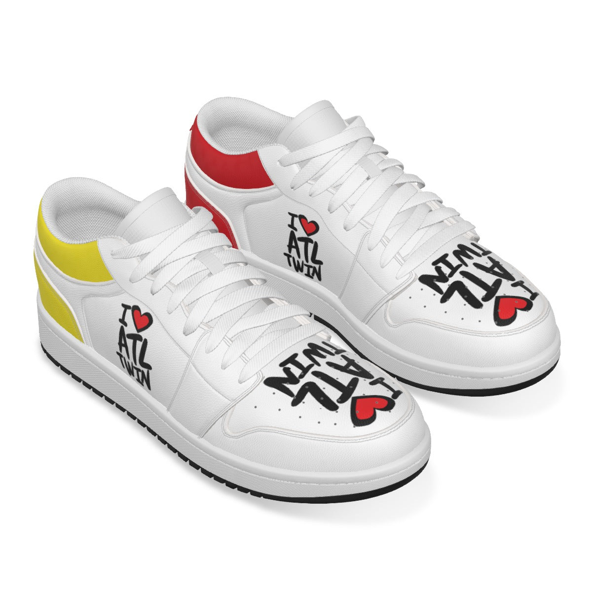 "I Love ATL TWIN" Men's Low State Leather Stitching | Classic's
