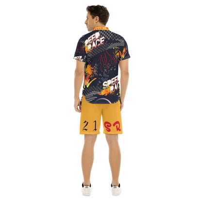 Men's "Speed Race" | Short Sleeve Shirt Set