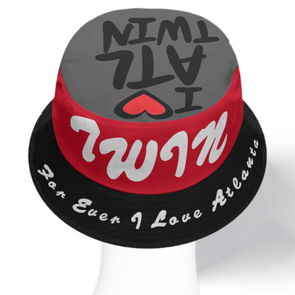 "I Love ATL Twin" Double-Side Bucket Hat