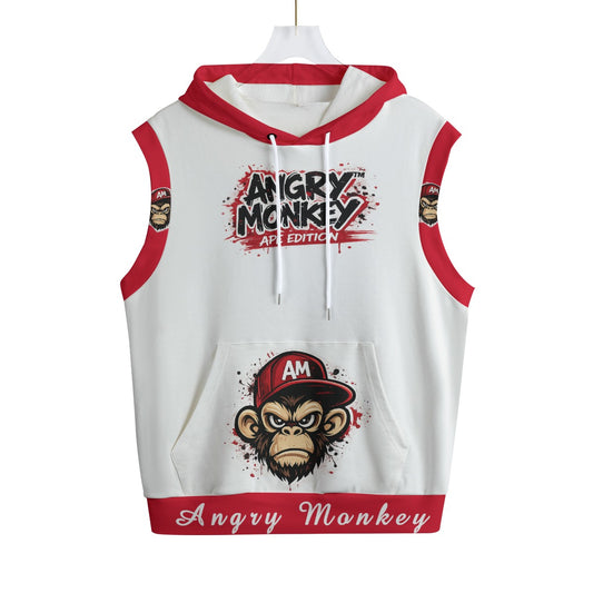 "Angry Monkey" | Unisex Hooded Vest