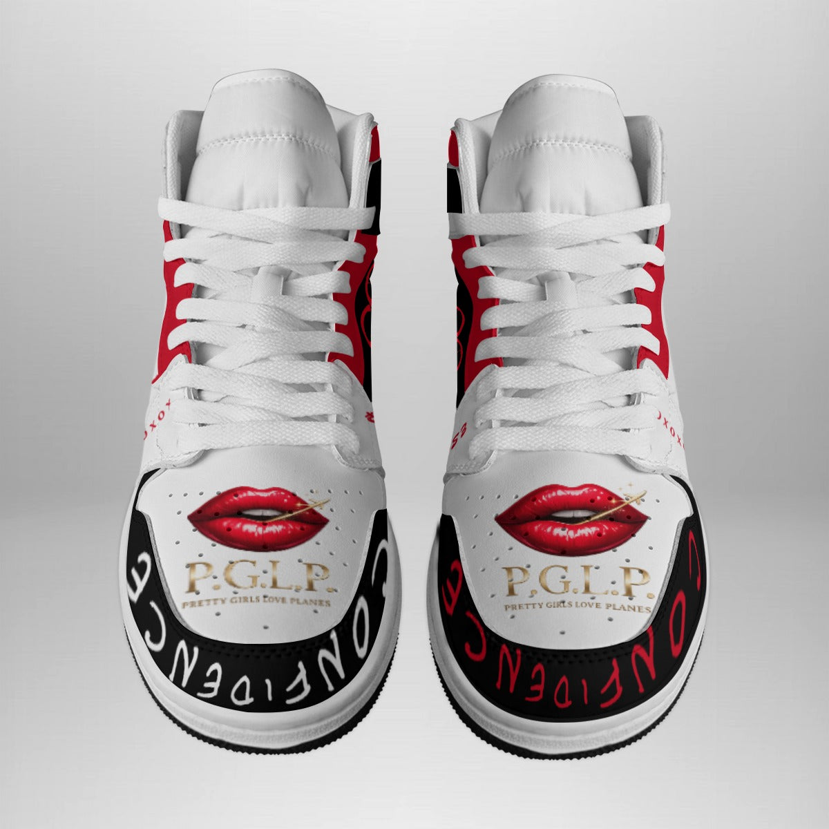 "P.G.L.P." Women's Confidence Is Key | Leather Sneakers