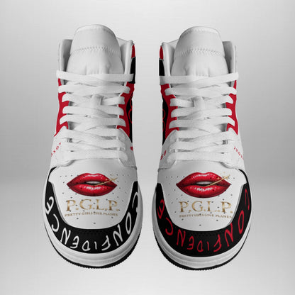 "P.G.L.P." Women's Confidence Is Key | Leather Sneakers