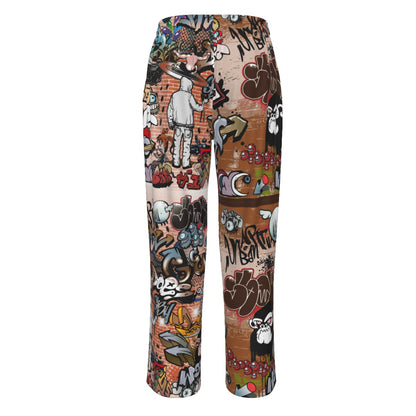 "Angry Monkey" | Unisex Wide-Leg Pant's