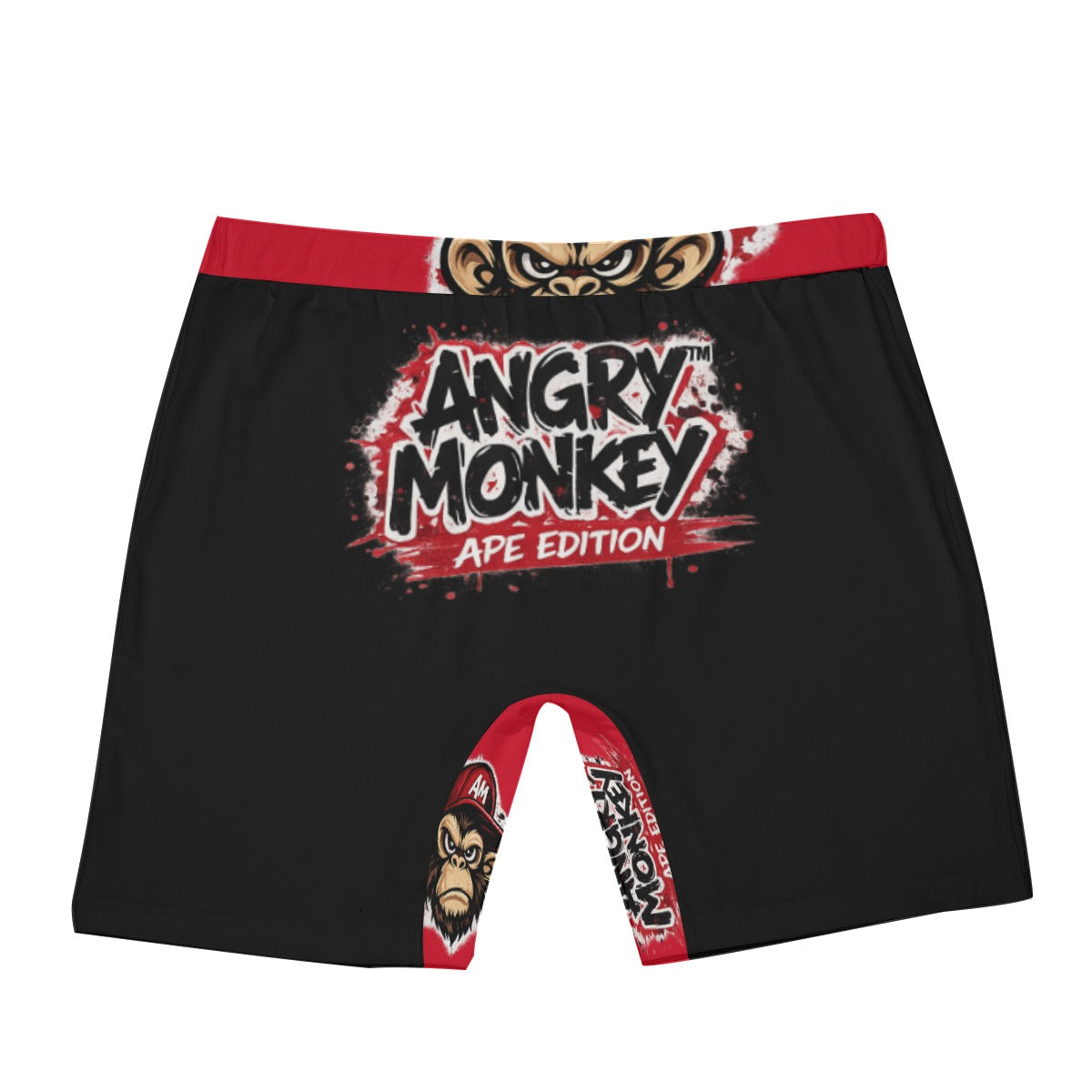 "Angry Monkey" Men's Long Boxer Briefs