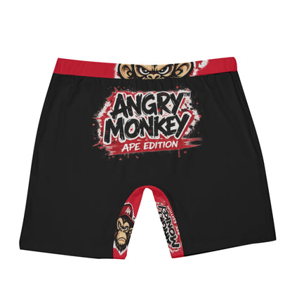 "Angry Monkey" Men's Long Boxer Briefs