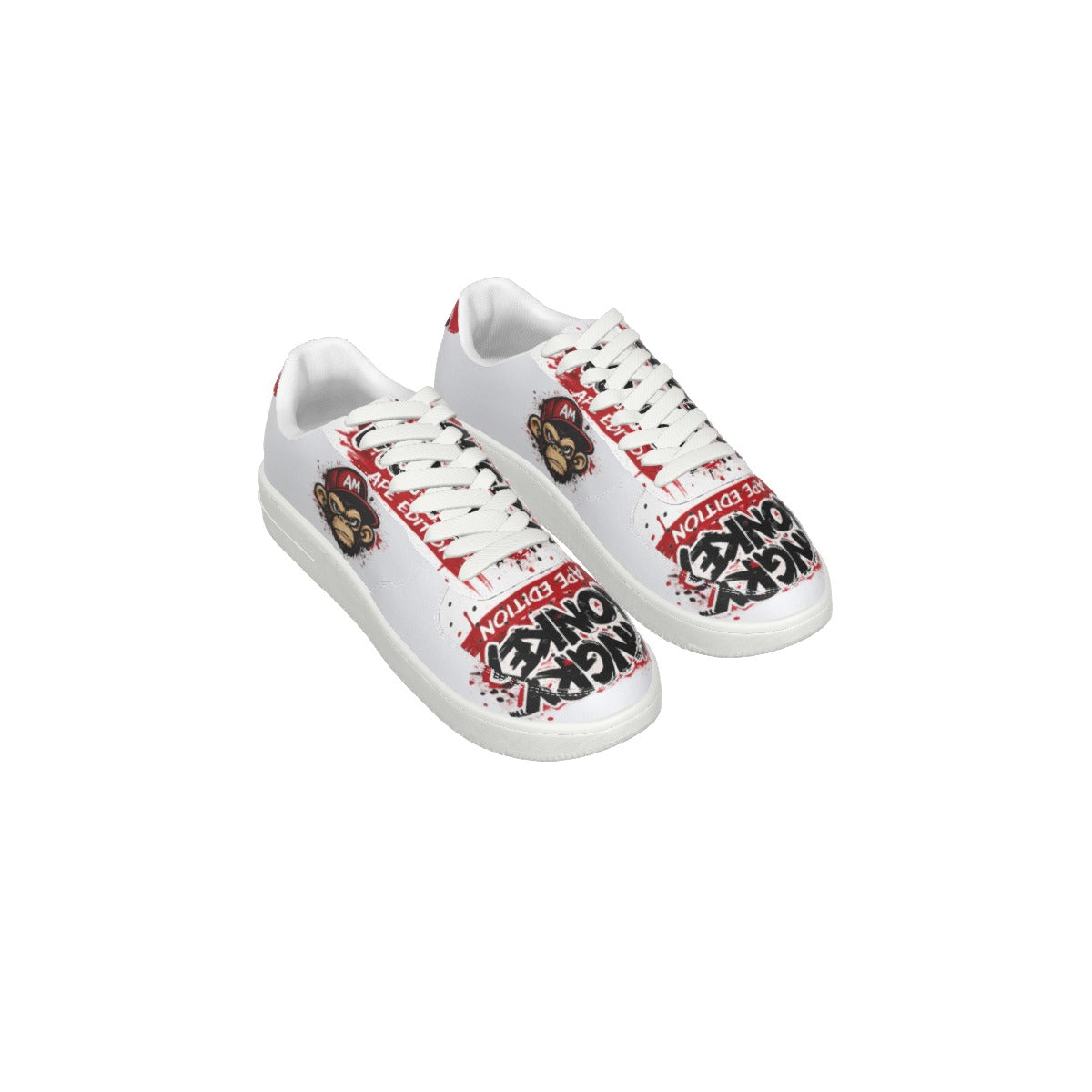 Men's "Angry Monkey" Low-Tops | "Ape Edition"