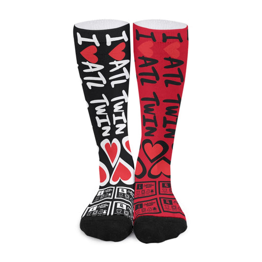 I Love Atlanta Twin Unisex Socks