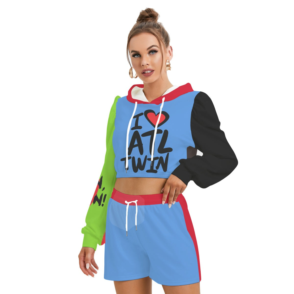 I Love Atlanta Twin "Women's Mirco Fleece Set"