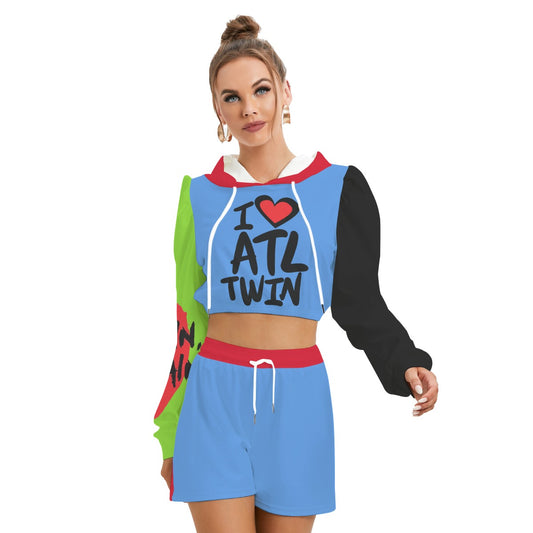I Love Atlanta Twin "Women's Mirco Fleece Set"