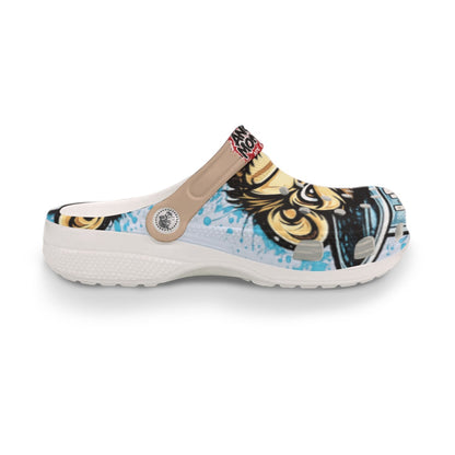 "Angry Monkey" Ice Blue | Men's Classic Clogs