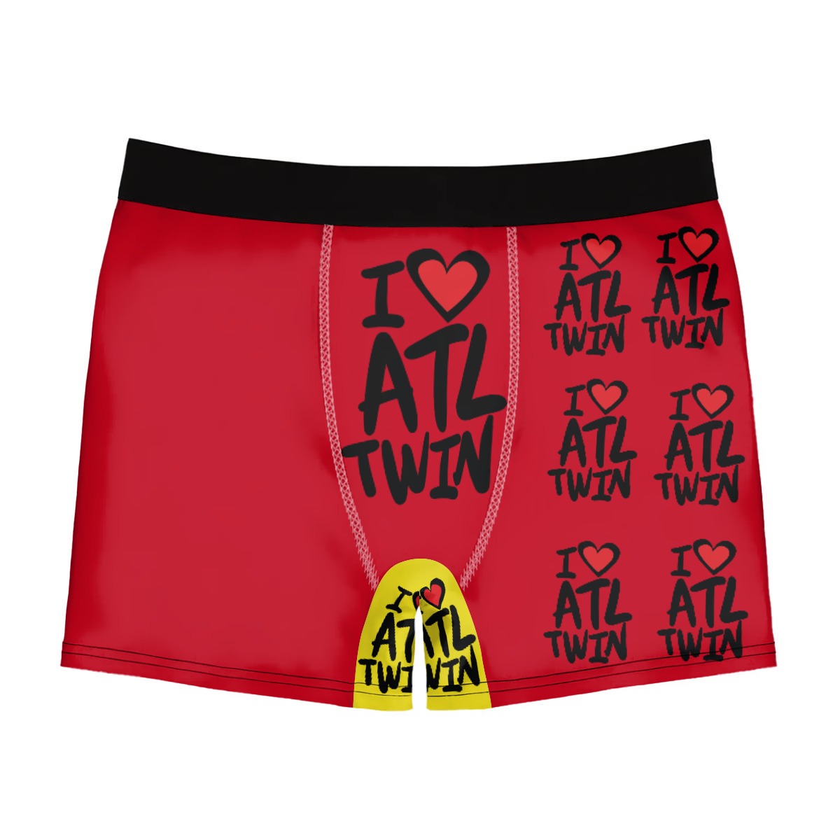 "I Love ATL TWIN" Men's Stretch Boxer Briefs