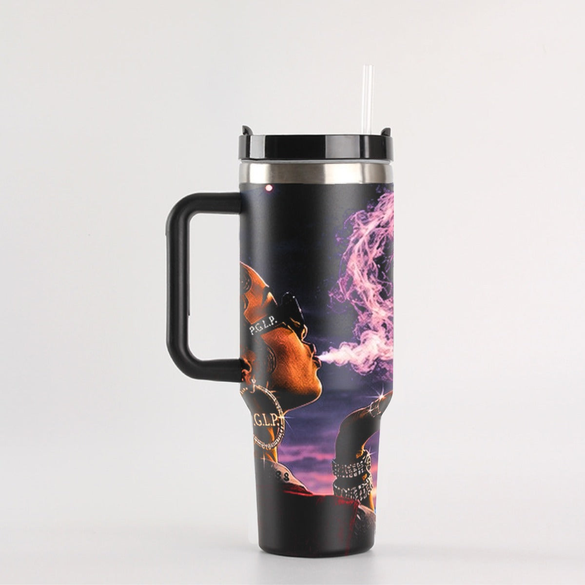 "P.G.L.P." 40 oz Tumbler With Handle