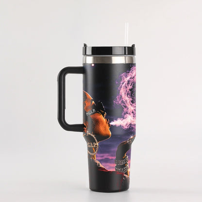 "P.G.L.P." 40 oz Tumbler With Handle