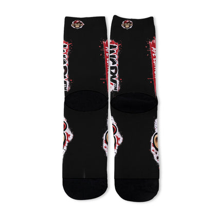 "Angry Monkey"| Unisex Long Socks
