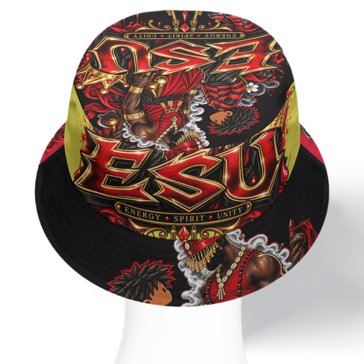 "ESU" Double-Sided Bucket Hat