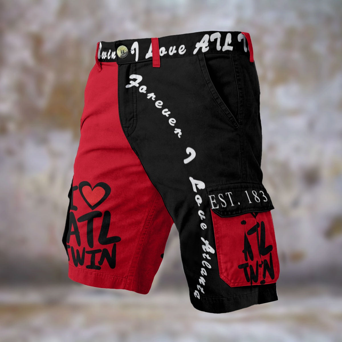 I Love ATL Twin Men's Cargo Shorts
