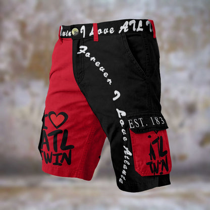 I Love ATL Twin Men's Cargo Shorts