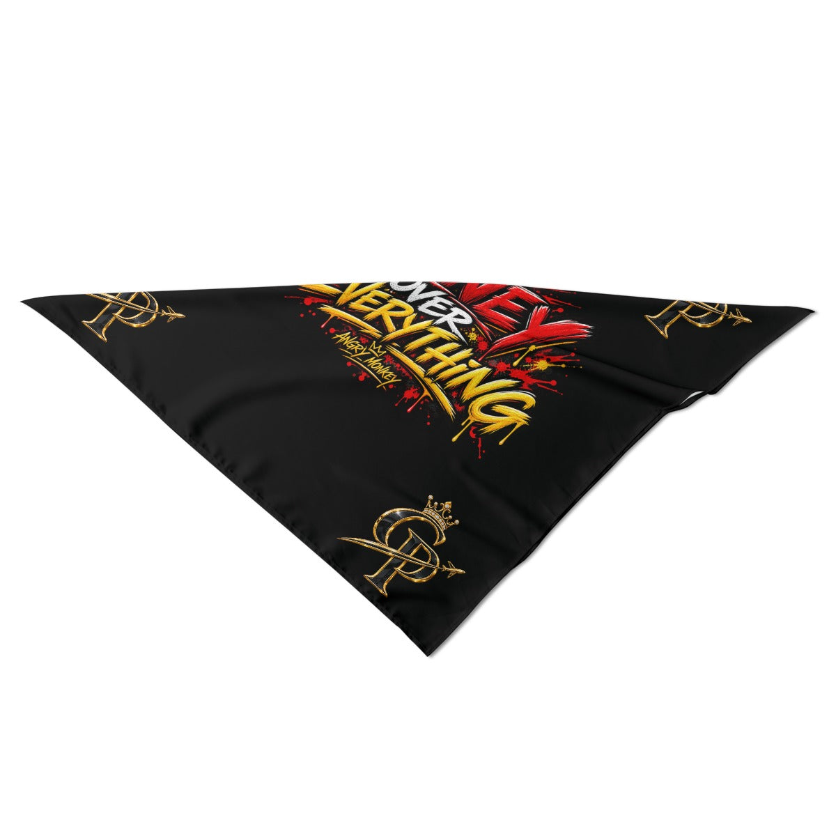 "AM-Money Over Everything" Unisex Silk Bandana
