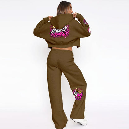 "Angry Monkey" Women’s Fleece Tracksuit