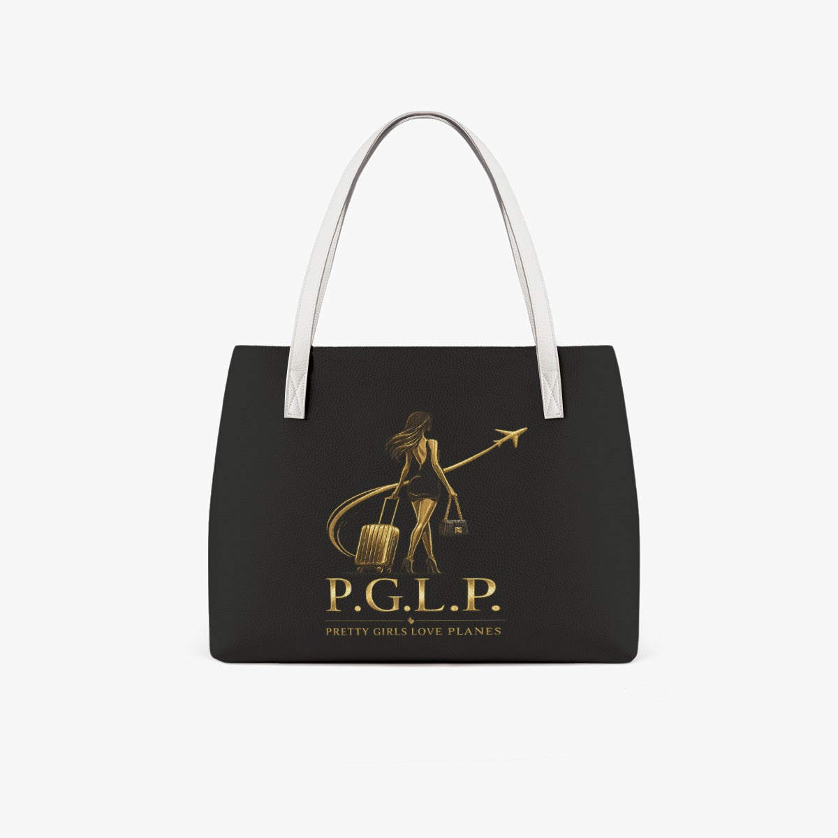 "P.G.L.P." Leather Tote Bag