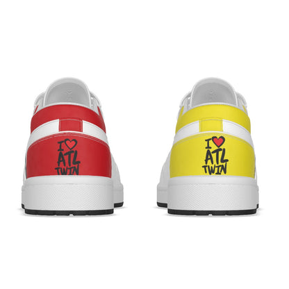 "I Love ATL TWIN" Men's Low State Leather Stitching | Classic's