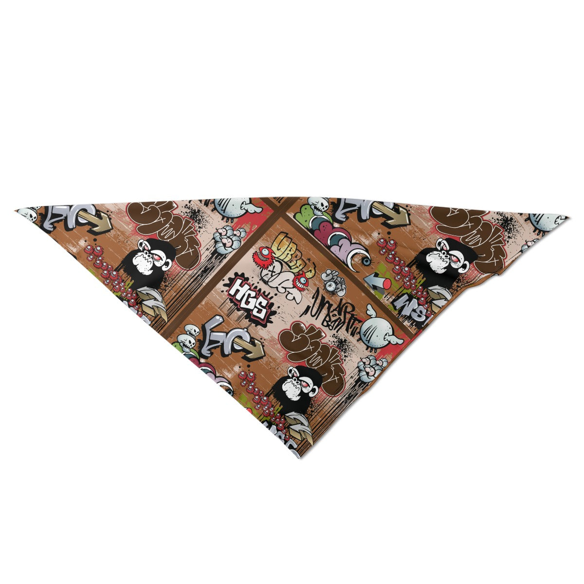 Unisex Silk "Angry Monkey" Bandana