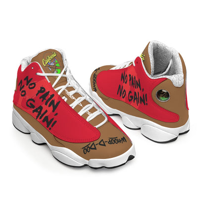 Men's Curved Basketball Shoes With Thick Soles