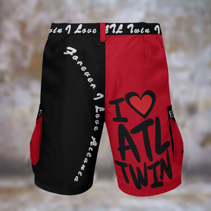 I Love ATL Twin Men's Cargo Shorts