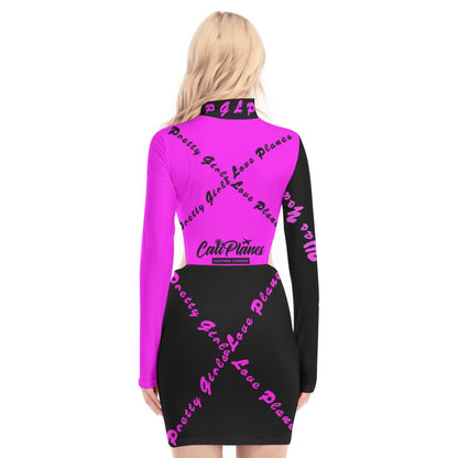 Waist Hollow Hip Dress