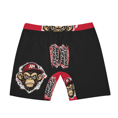 "Angry Monkey" Men's Long Boxer Briefs