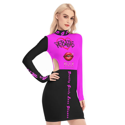 Waist Hollow Hip Dress
