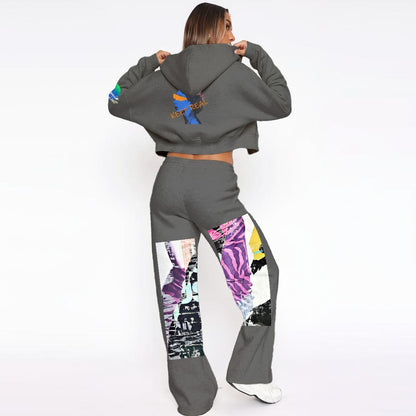 Women’s Tracksuit With Fleece|DTF