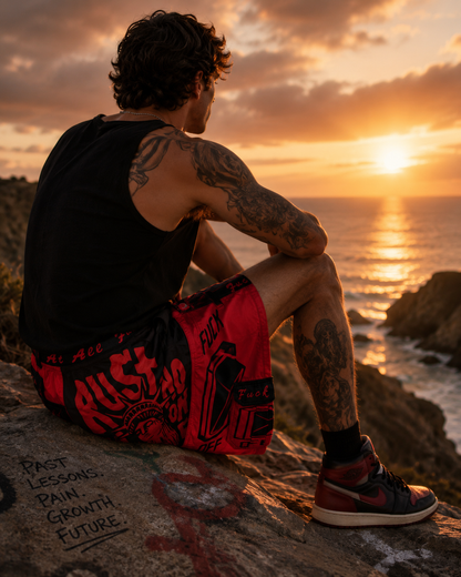 CaliPlanes "Trust No One" | Men's Cargo Shorts